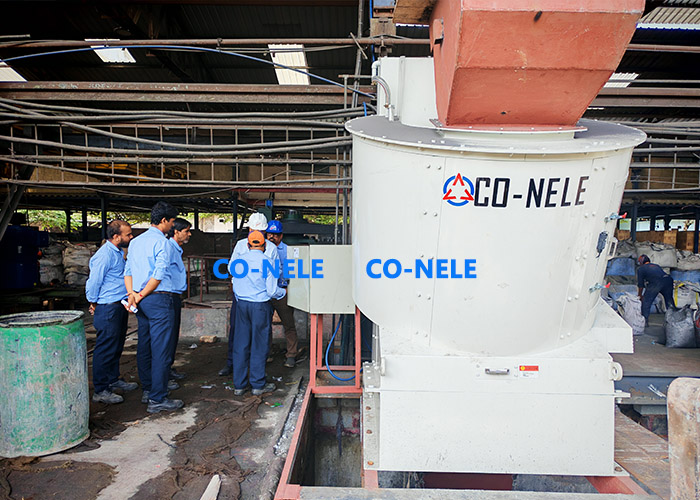 India Example of CO-NELE Intensive Mixer in the Refractory Industry